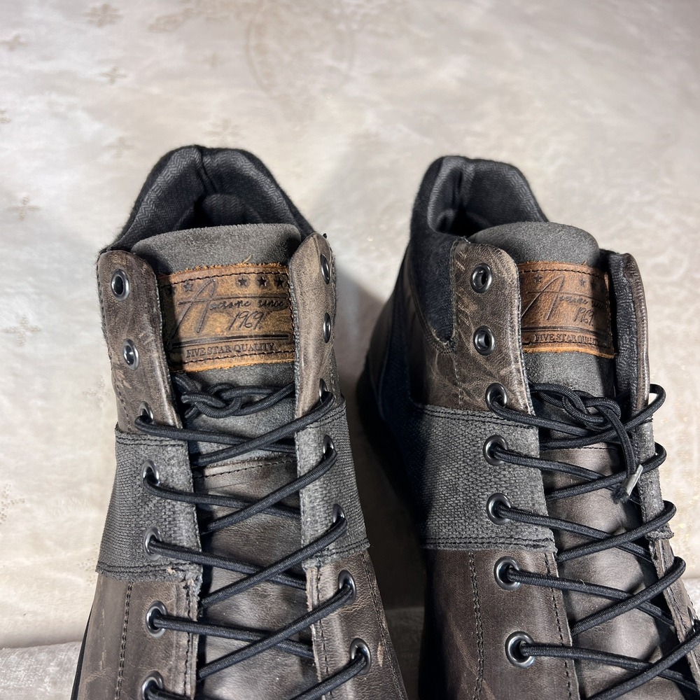 Bull Boxer Delden Brown Leather Boots Men's Sz 13 Distressed 100% leather